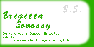 brigitta somossy business card